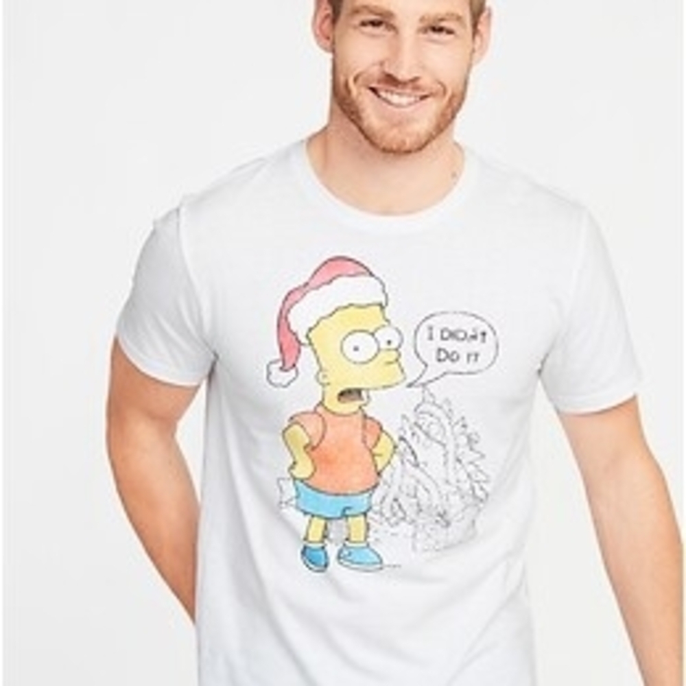 Old Navy Bart Simpson Graphic Tee Size M